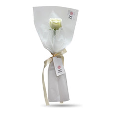 Single Love - White Rose Bouquet