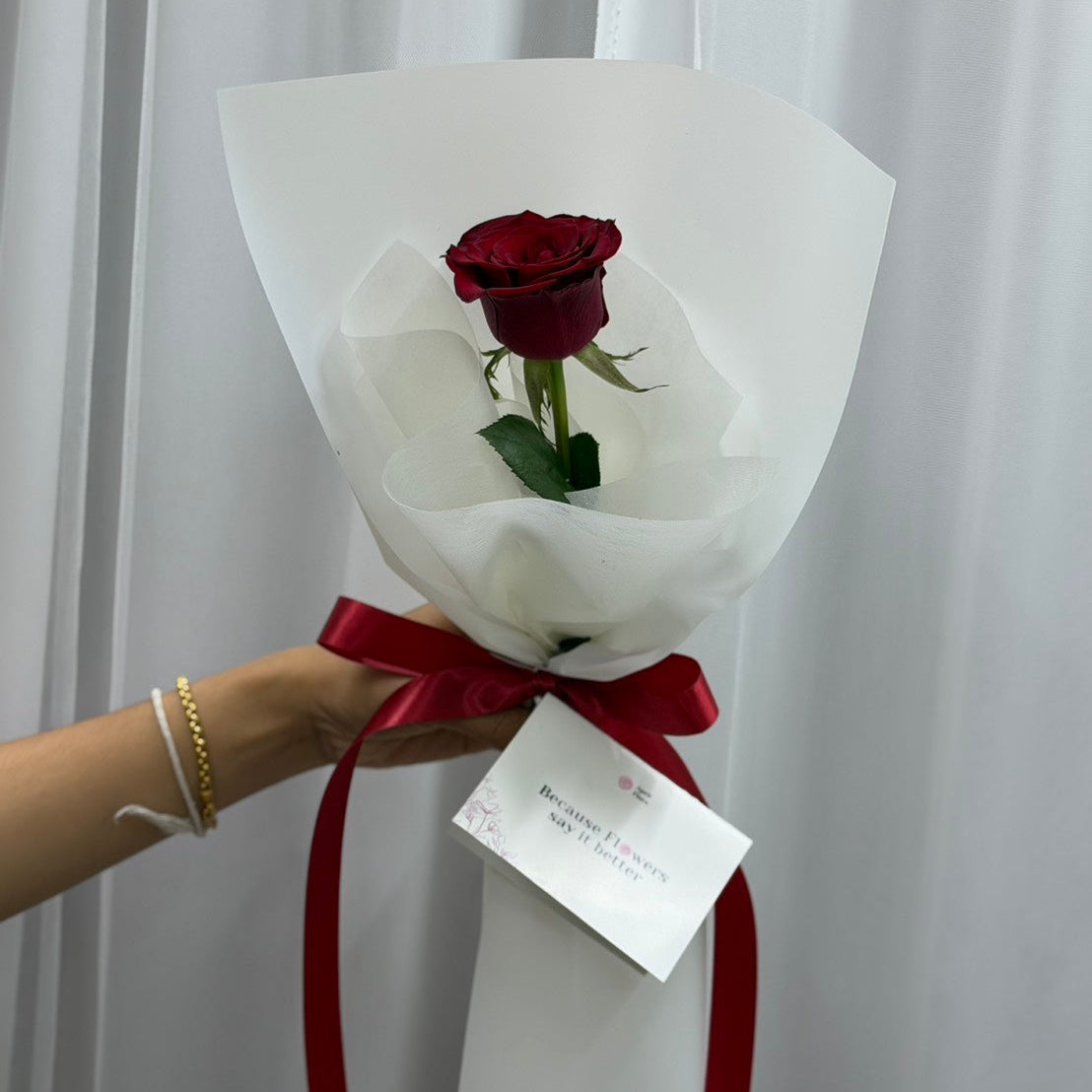 Single Love - Red Rose Bouquet