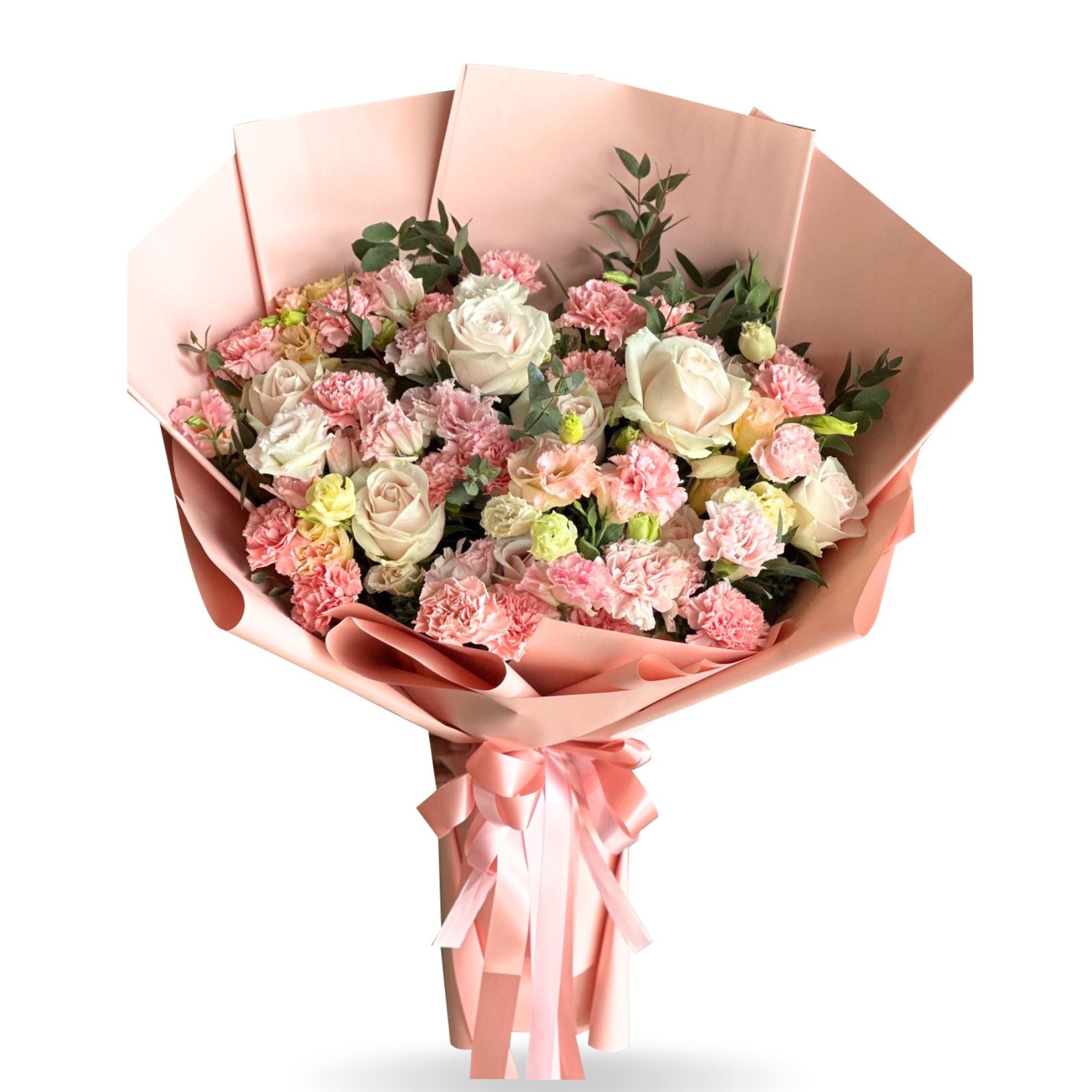 ช่อดอกไม้ Girly Bouquet of Roses