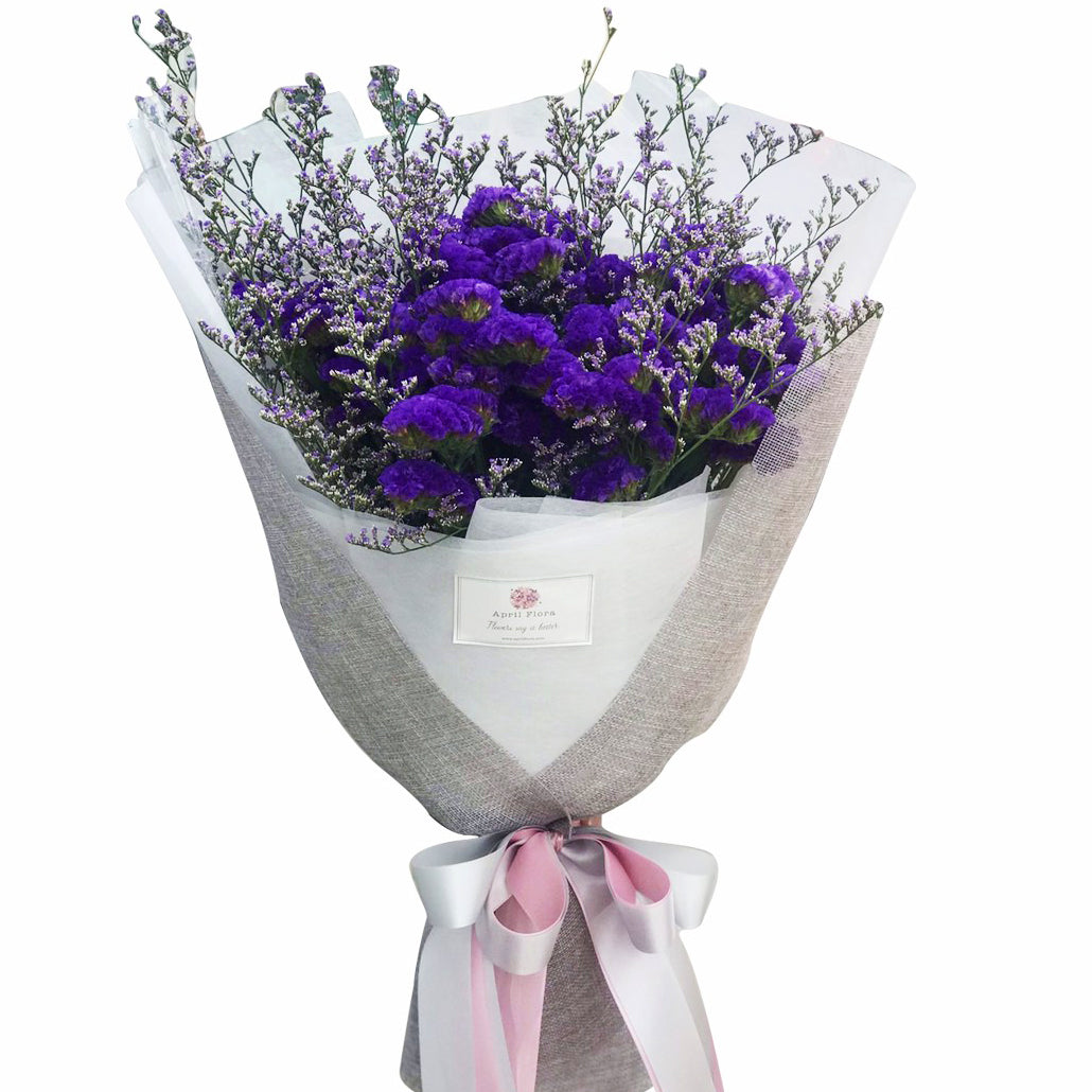 Stay Forever - bouquet of Statice flowers - April Flora