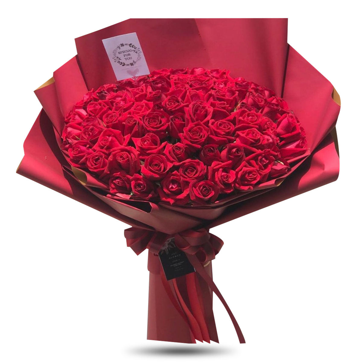 Bouquet Of 100 Red Roses - April Flora