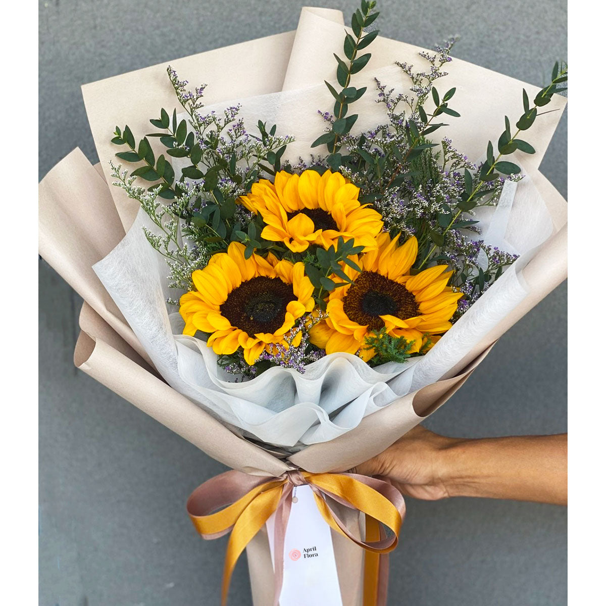 "Bright Love" Bouquet Of Sunflowers